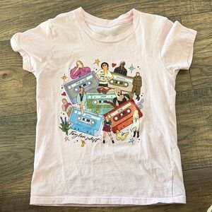 Taylor Swift Graphic T-Shirt with Cassette Design